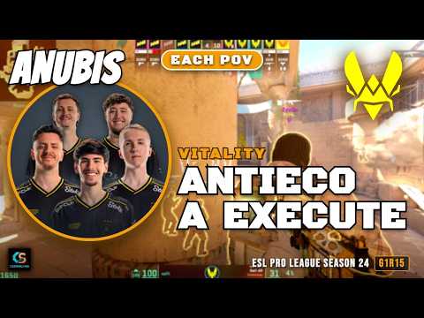 Vitality AntiEco A Execute vs Natus Vincere - Anubis - ESL Pro League Season 24