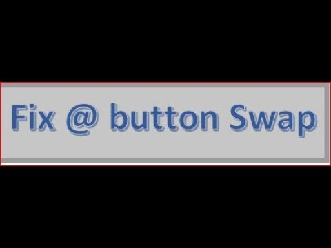 How To Fix Your @ Button And  Button Which Not Working Properly(Updated) On Windows 10