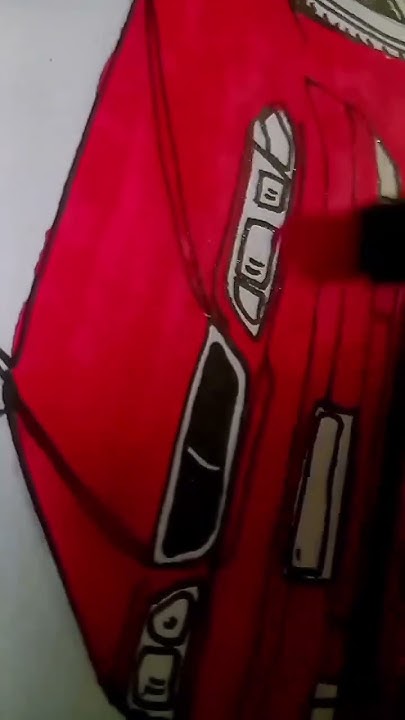 Как нарисовать машину #drawing #car - YouTube