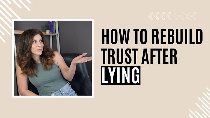 How To Rebuild Trust In A Relationship After Lying | Therapist Explains