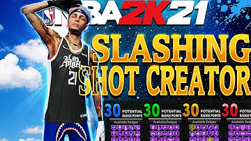 THE GREATEST SLASHING SHOT CREATOR BUILD EVER NBA 2K21 6