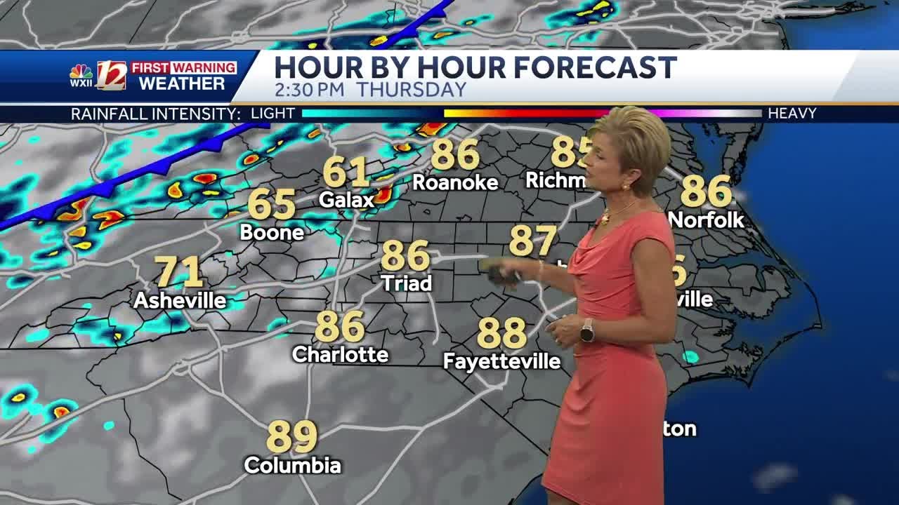 Rain and storm chances this week, warmup too - YouTube