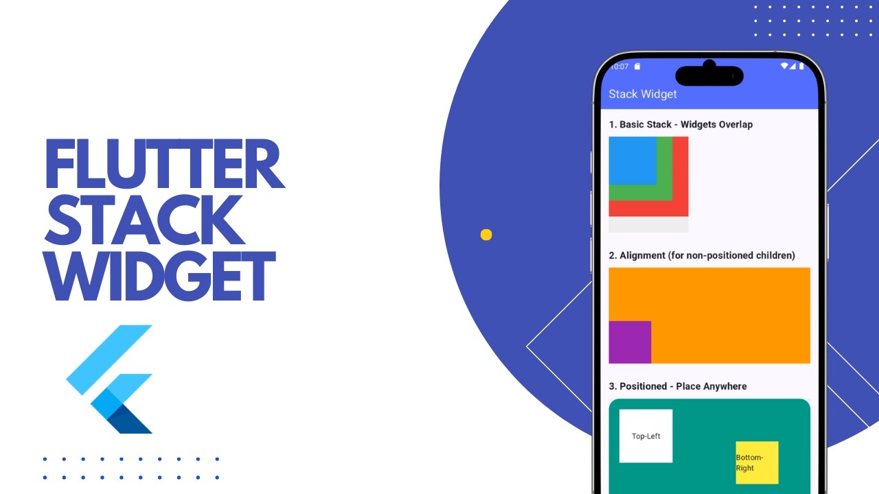 Return Stack Youtube Flutter Stack Widget in 2 Minutes | Flutter - YouTube