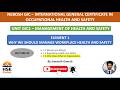 NEBOSH GIC1 | Lecture 3 | 1.3 Who Does What in Organizations | Simply Explained