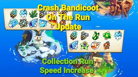 Crash Bandicoot On The Run Update: Collection Runs Speed Increase!