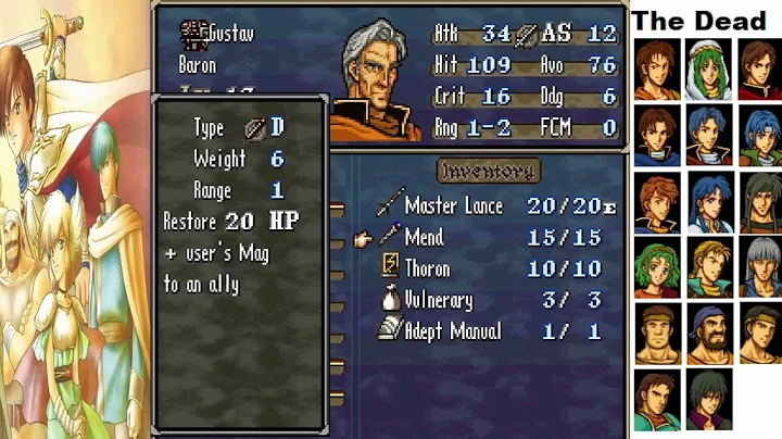 [FE5] Fire Emblem Thracia 776 Ironman - Chapter 18 - Surely I'll recruit Xavier, right?