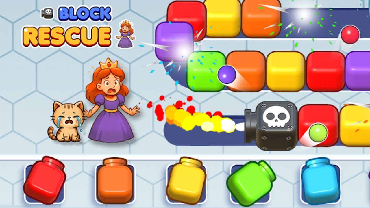 Block Rescue Gameplay Android - YouTube