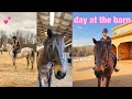 A DAY AT THE BARN!! (random vlog)