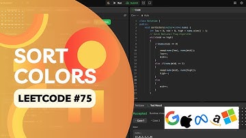 LeetCode 75: Sort Colors (Intuition + Dutch National Flag Algorithm Explained)