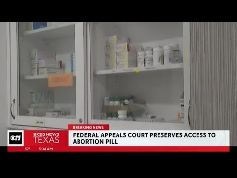 Federal appeals court preserves some access to abortion pill - YouTube