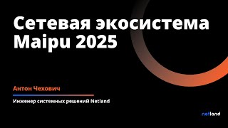 картинка: Сетевая экосистема Maipu 2025
