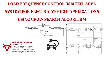 LOAD FREQUENCY CONTROL IN MULTI AREA SYSTEM FOR EV APPLICATIONS USING CROW SEARCH ALGORITHM