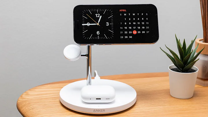 Anker MagGo Wireless Charging Station 3-in-1 Stand: Quickly Top Up Your Phone's Battery