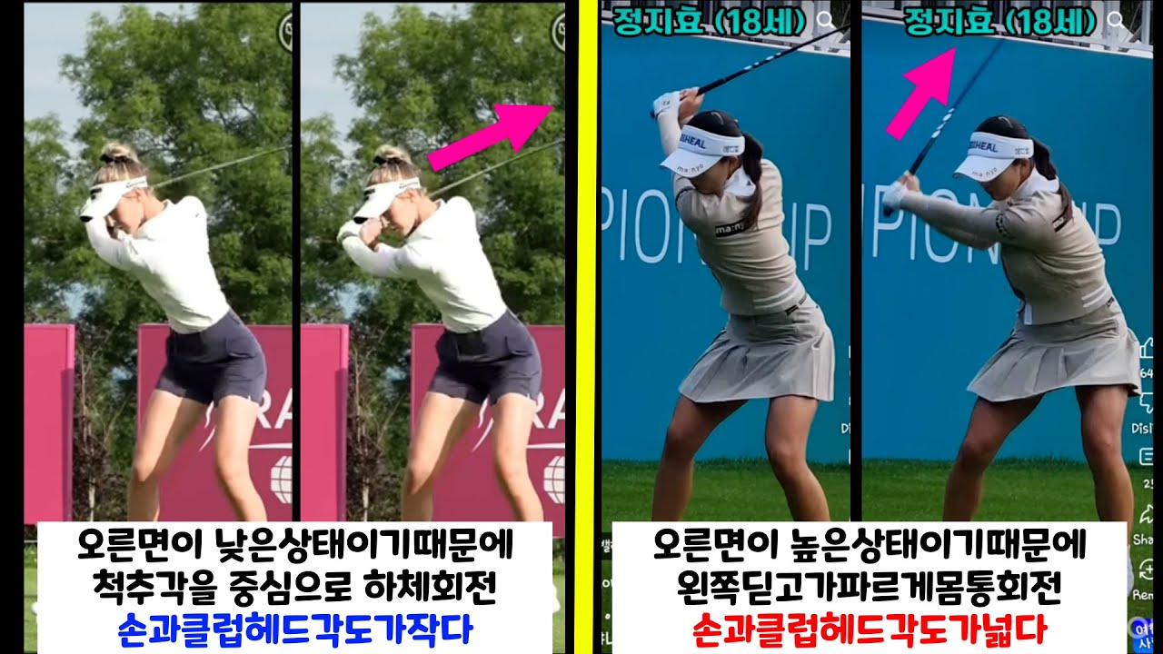 [swing analysis] 다른 스윙 다른 손목각
