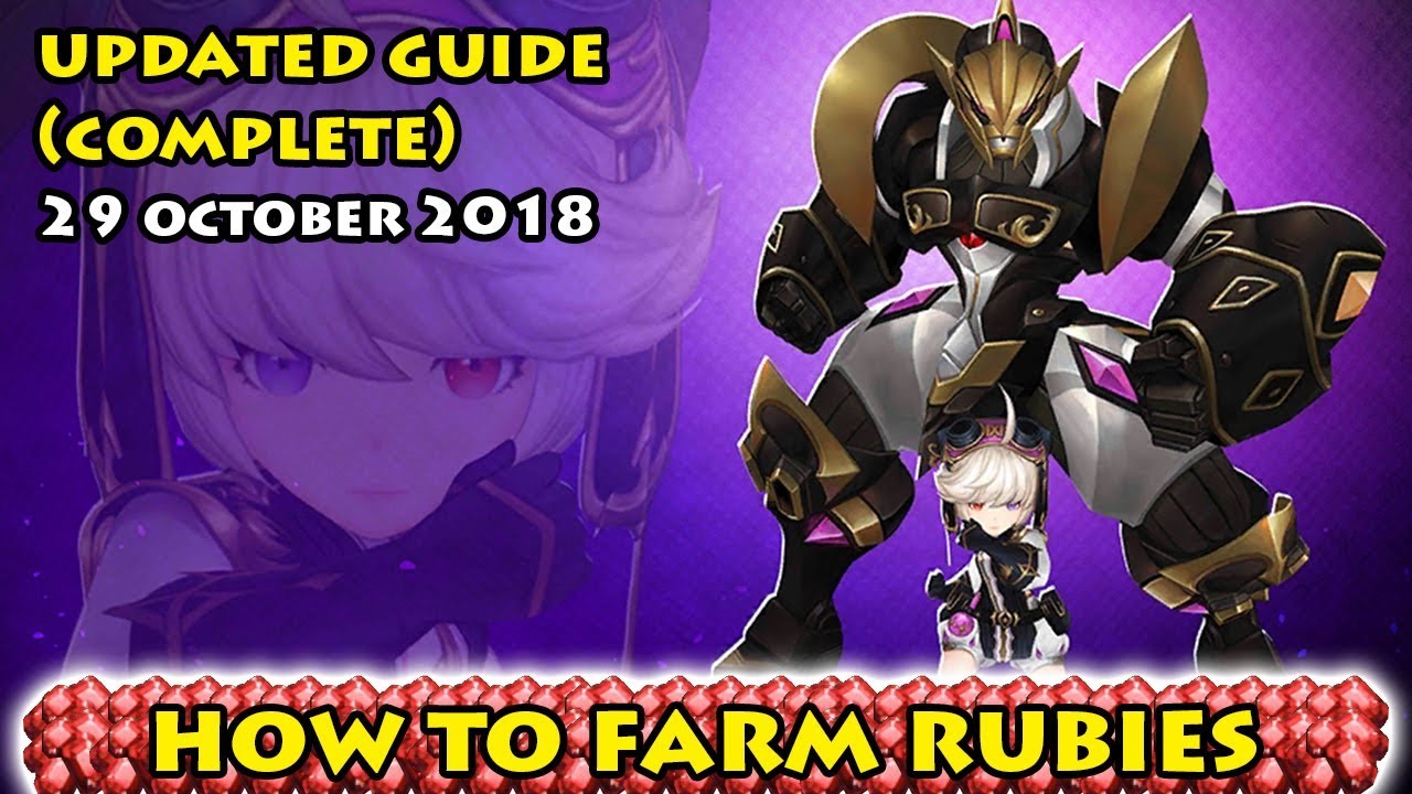 Seven Knights - COMPLETE RUBY FARMING GUIDE (After 18/10 Update)