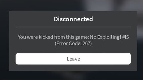 "Kicked for Exploiting" [YBA]