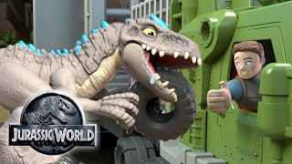 Home Sweet Roam + More Dinosaur Cartoons | Jurassic World | T Rex | Kids Action Show