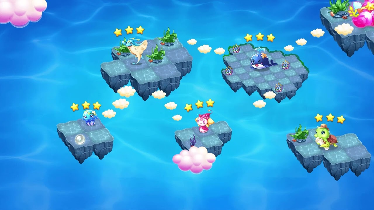 Merge and discover the sea world, become a new legendary under the deep sea.