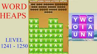 Word Heaps Level 1241 - 1250 | All Answers | Walkthrough screenshot 1