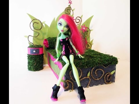 Tutorial: Como fazer uma cama de boneca Venus McFlytrap da Monster High
