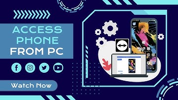 How to remote access android phone from pc | Data Transfer