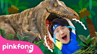 escape from the giant dinosaur survival mission with sammy pinkfong official
