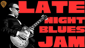 Late Night Slow Blues Rock Jam Track | Guitar Backing Track (D Minor)