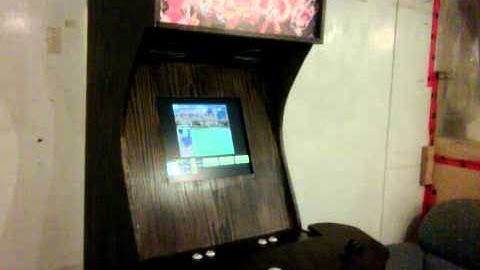 My Custom Arcade machine playing Golden tee