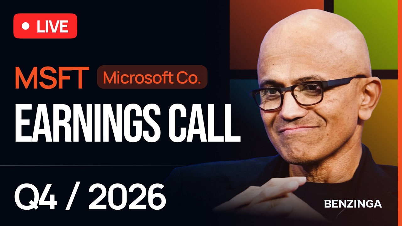 Microsoft Q4 FY26 Earnings Call | $MSFT | 🔴 WATCH LIVE