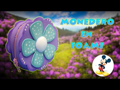 MONEDERO EN FOAMI O GOMA EVA – MOLDE GRATIS