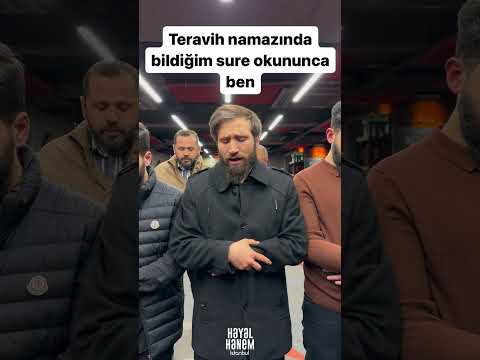 Teravih Namazında Bildiğim Sure Okununca Ben #shorts