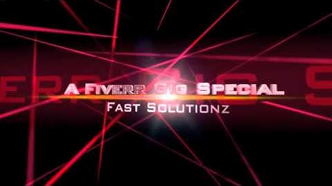 Animated Intro Videos Template #4 - Fiverr.com Gig Special