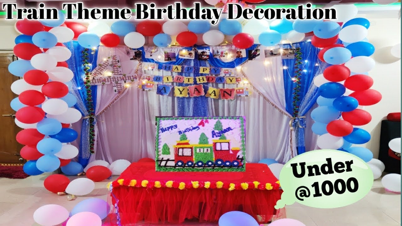 How To Decorate Home For Birthday Party Birthday Decoration Idea DIY