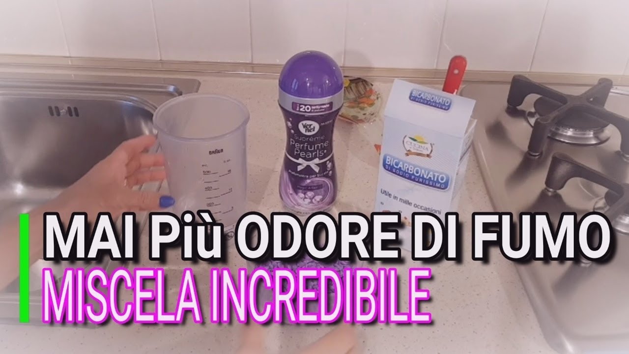Casa profumata, come togliere lodore di fumo dellambiente,marlinda ... Eliminare odore fumo