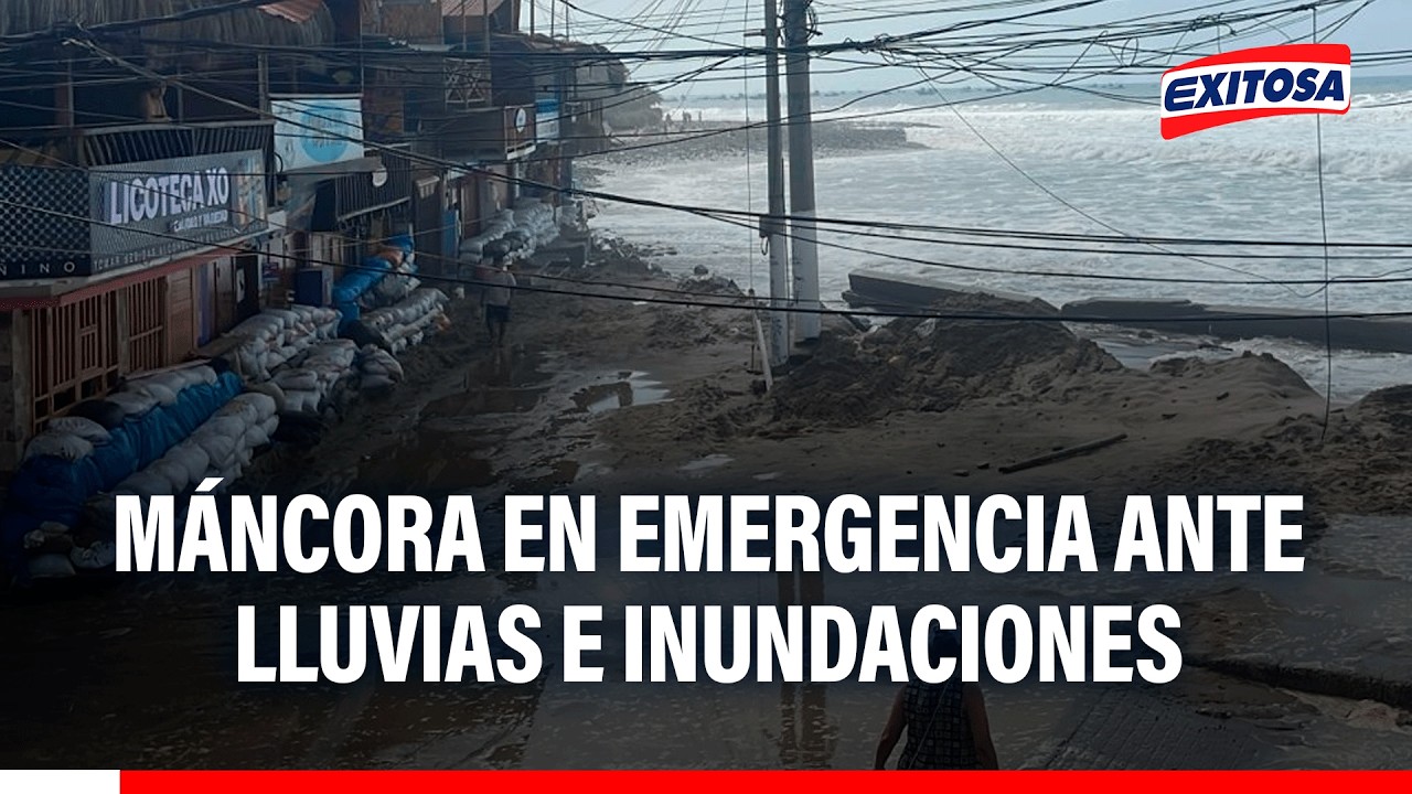 🔴🔵 Máncora soporta LLUVIA EXTREMA: Viviendas terminaron inundadas tras activación de quebradas
