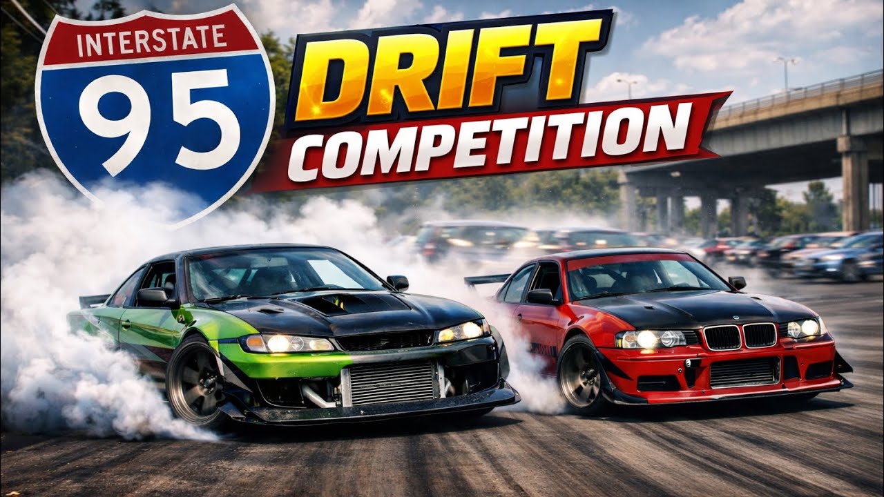 The Most Insane I-95 Drift Competition