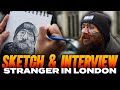 Sketching a stranger’s portrait realistically while hearing their life story | Darren