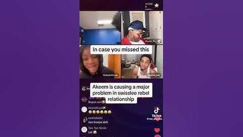 Swiss lee found out about Rebel relationship with Akeem