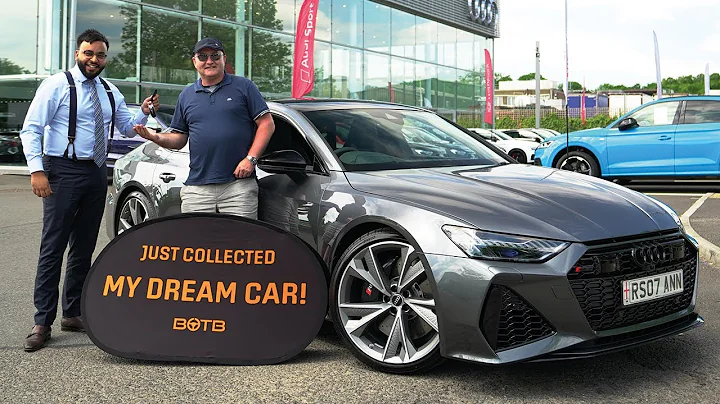 BOTB Winner Lloyd Simpson collects his Audi RS7 Sp...