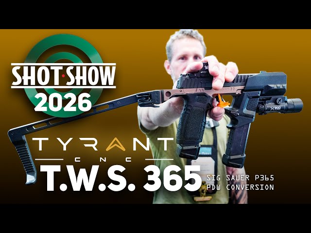 Tyrant CNC T.W.S. 365 | Sig Sauer PDW Conversion | SHOT Show 2026