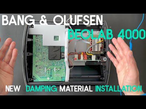 Beolab 4000 damping installation