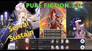 Pure Fiction 3.0 (3 stars) | SERVAL SUSTAIN | diabolical clear | Honkai Star Rail