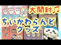 【ちいかわ】ちいかわらんどグッズ大開封！！色紙にステッカーにマスコット！！可愛いの大渋滞！！