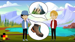 Learn German | Hiking in the mountains | Dialog in German with subtitles