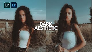 How To Edit Dark Aesthetic Photo | Aesthetic Dark Lightroom preset free download screenshot 5