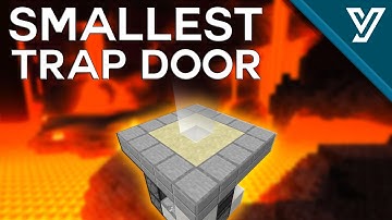 SMALLEST Seamless Flush TRAP DOOR in Minecraft 1.11