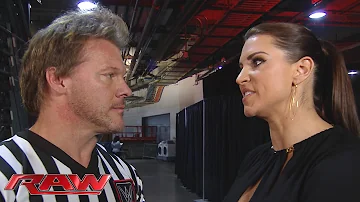 Stephanie McMahon berates Chris Jericho: Raw, January 18, 2016
