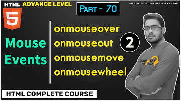70. HTML Mouse events like onmousedown onmouseup onmousemove onmousewheel for beginners Part - 70