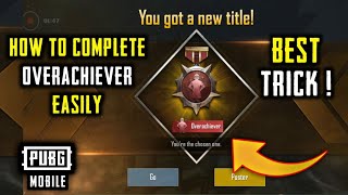 How to get over achiever  easily Title Tips & Tricks Pubg mobile... screenshot 4