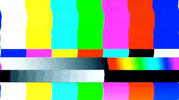 Static And TV Test Pattern Motion Graphics